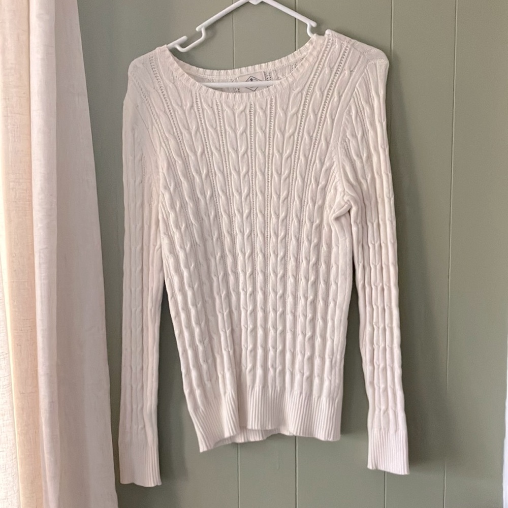St Johns Bay White Sweater